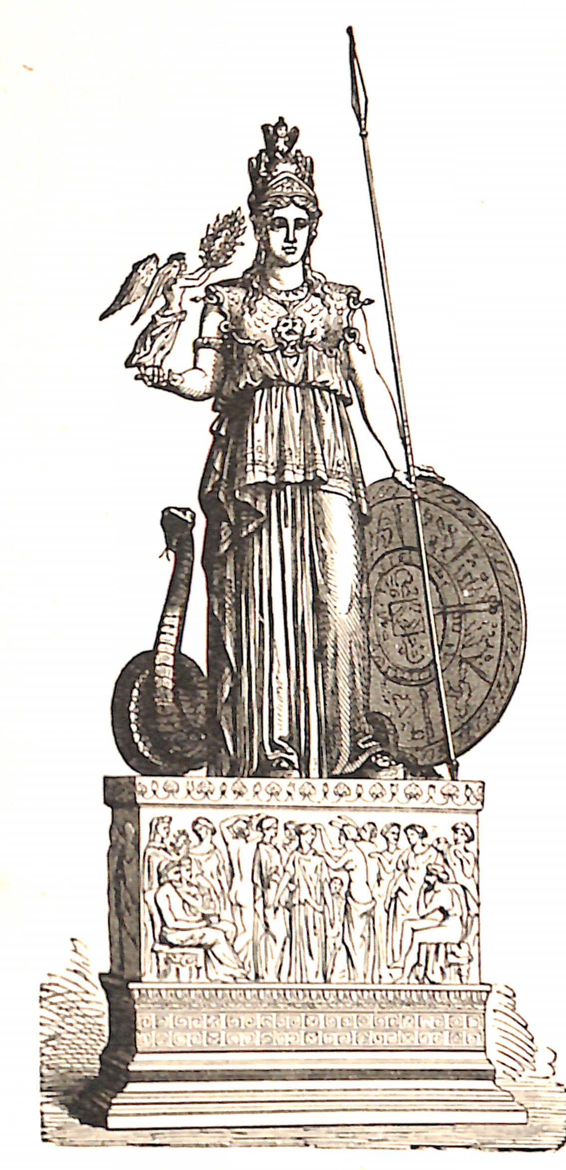 Minerva, Or Pallas Athene (Found in Pompeii)