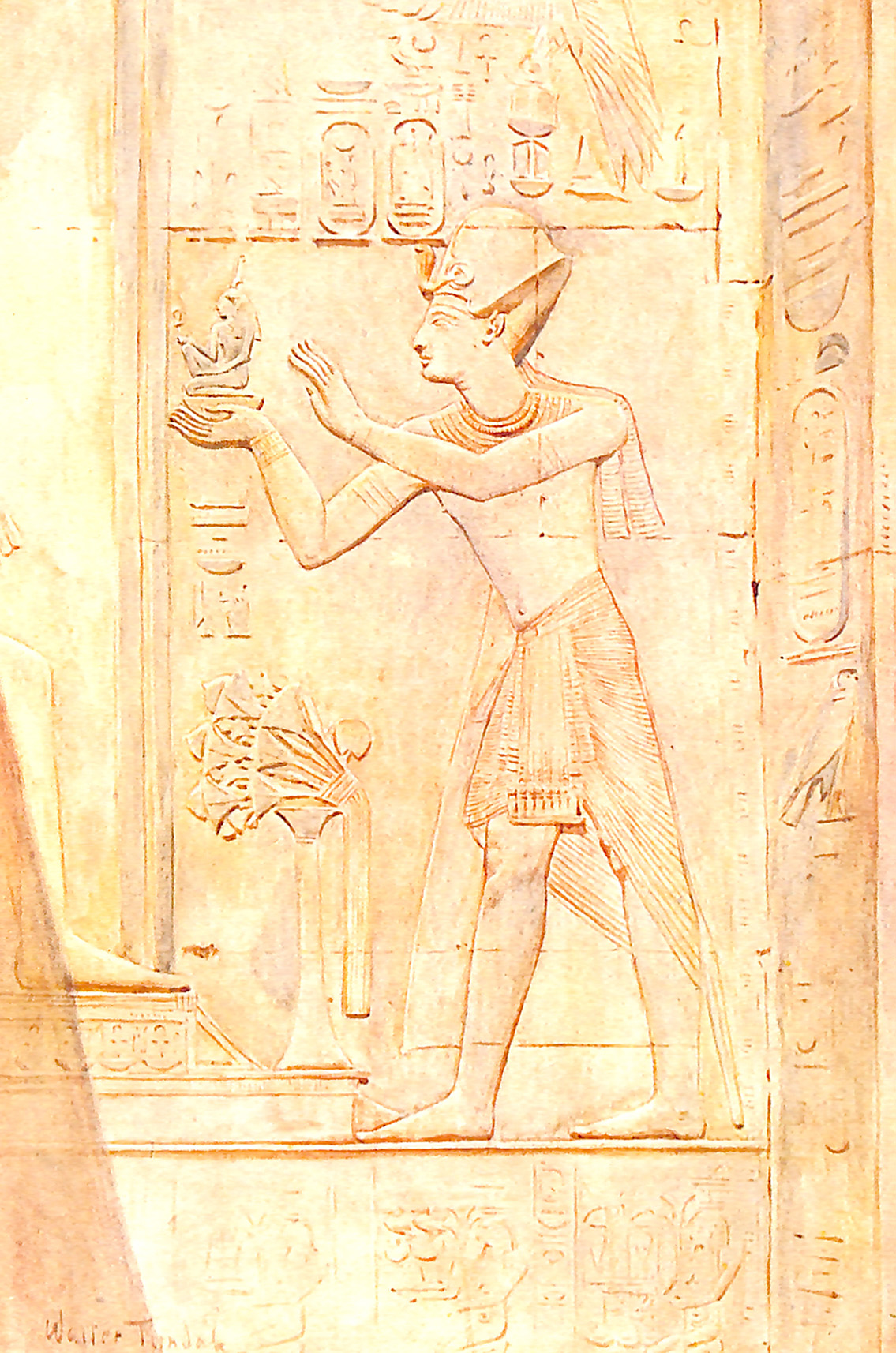 Seti I, Offering An Image Of Truth To Osiris
