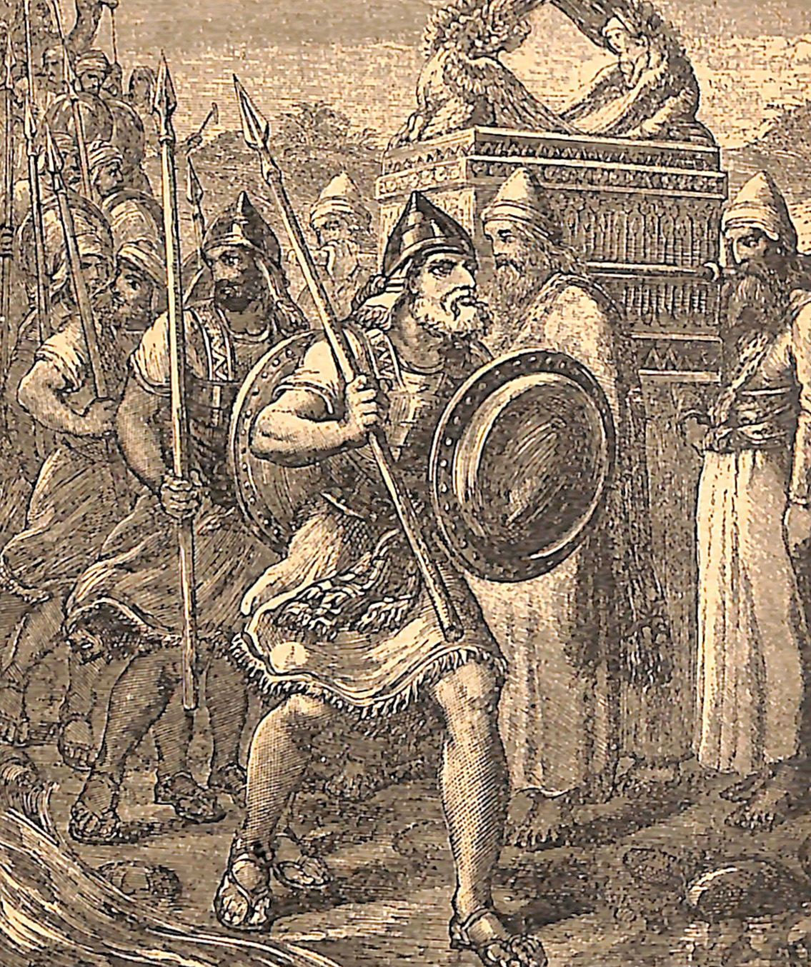 Israelites Passing Through The Jordan
